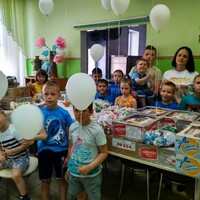 30 мая 2019 года Благотворительный фонд социальной помощи семье и детям «Прикоснись к добру» провел благотворительную акцию к празднику «ДЕНЬ ЗАЩИТЫ ДЕТЕЙ» в « Краснинском социально-реабилита